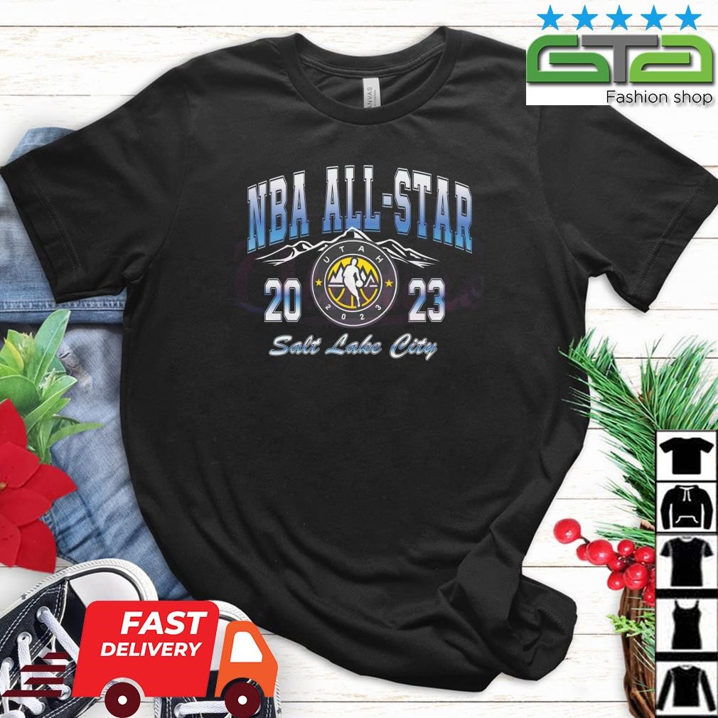 Utah salt lake city 2023 nba all star city new design shirt