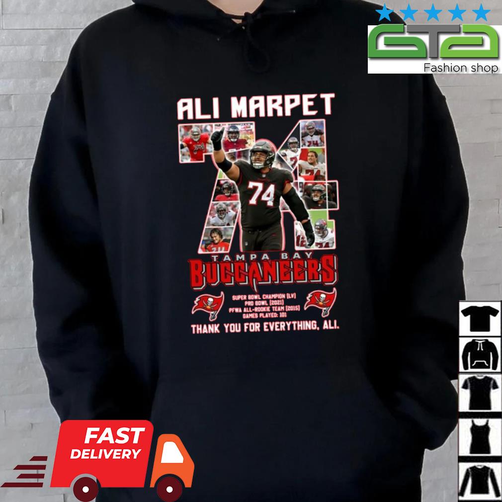 Ali Marpet Tampa Bay Buccaneers Thank You For Everything Ali Shirt Hoodie