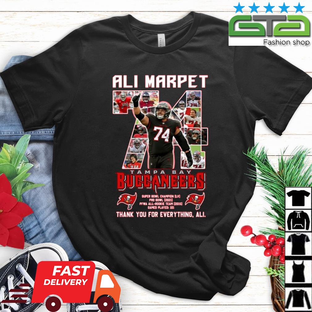 Ali Marpet Name & Number T-Shirt - Ash - Tshirtsedge