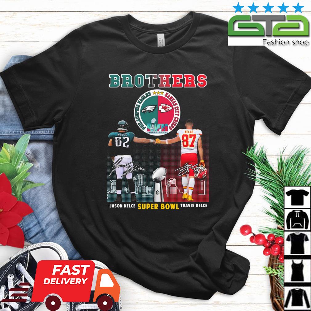 Kelce Brothers Jason Kelce vs Travis Kelce LVII Super Bowl Matchup shirt,  hoodie, sweater, long sleeve and tank top