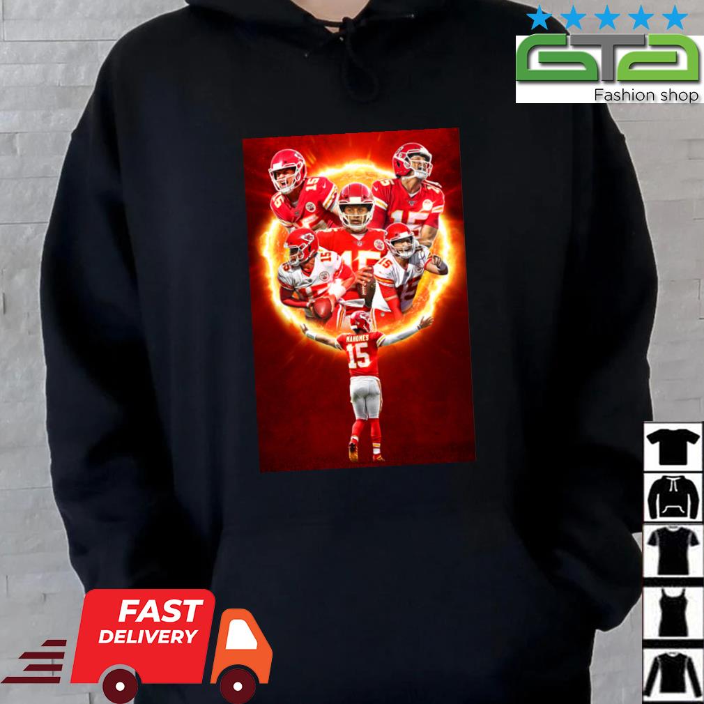 Patrick Mahomes 15 football vintage poster shirt, hoodie, sweater, long  sleeve and tank top