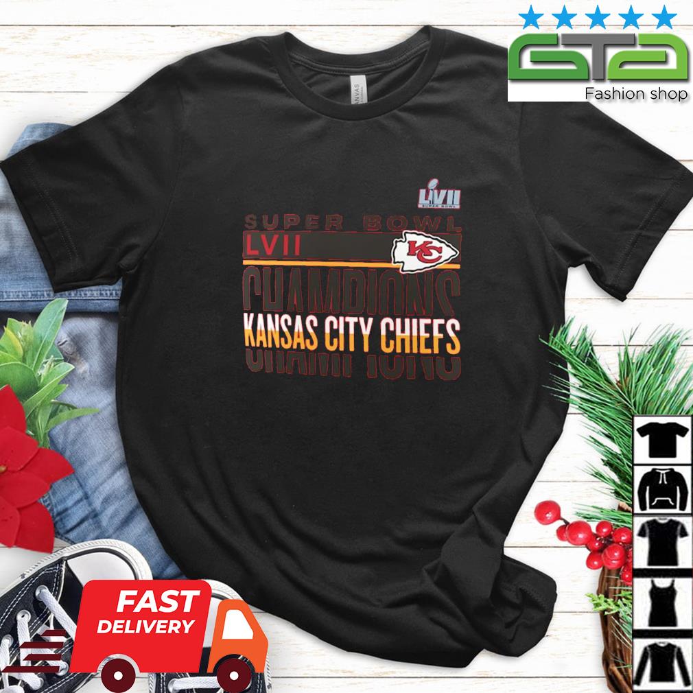 Kansas City Chiefs Fanatics Branded Super Bowl LVII Champions Signature Roster T-Shirt - Red