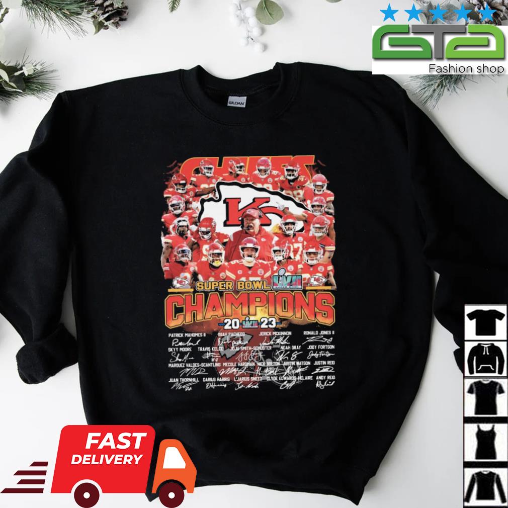 Kansas City Chiefs Super Bowl LVII Champions Gear, Autographs