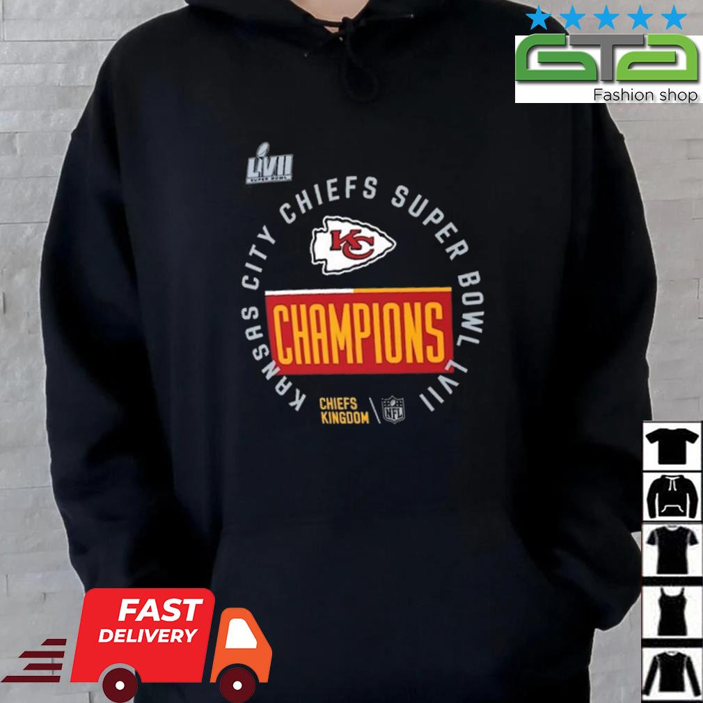 Official Kansas city Chiefs nike super bowl lviI champions locker room  trophy T-shirt, hoodie, sweater, long sleeve and tank top