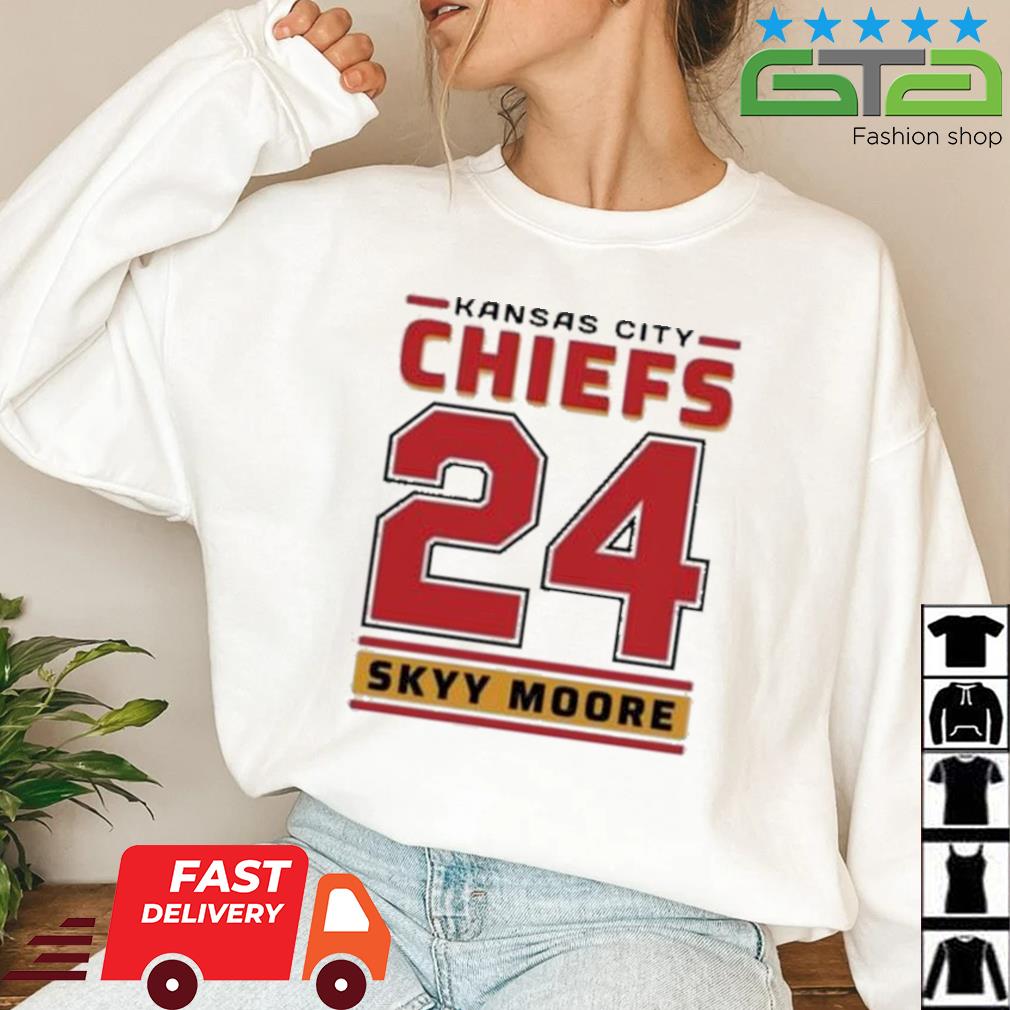 Official Kansas City Chiefs Skyy Moore 24 shirt, hoodie, sweater, long  sleeve and tank top