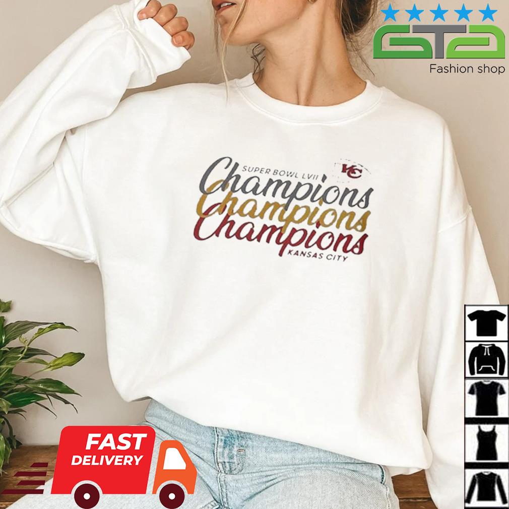 Official Kansas City Chiefs 3x super bowl champions we are all chiefs shirt,  hoodie, sweater, long sleeve and tank top