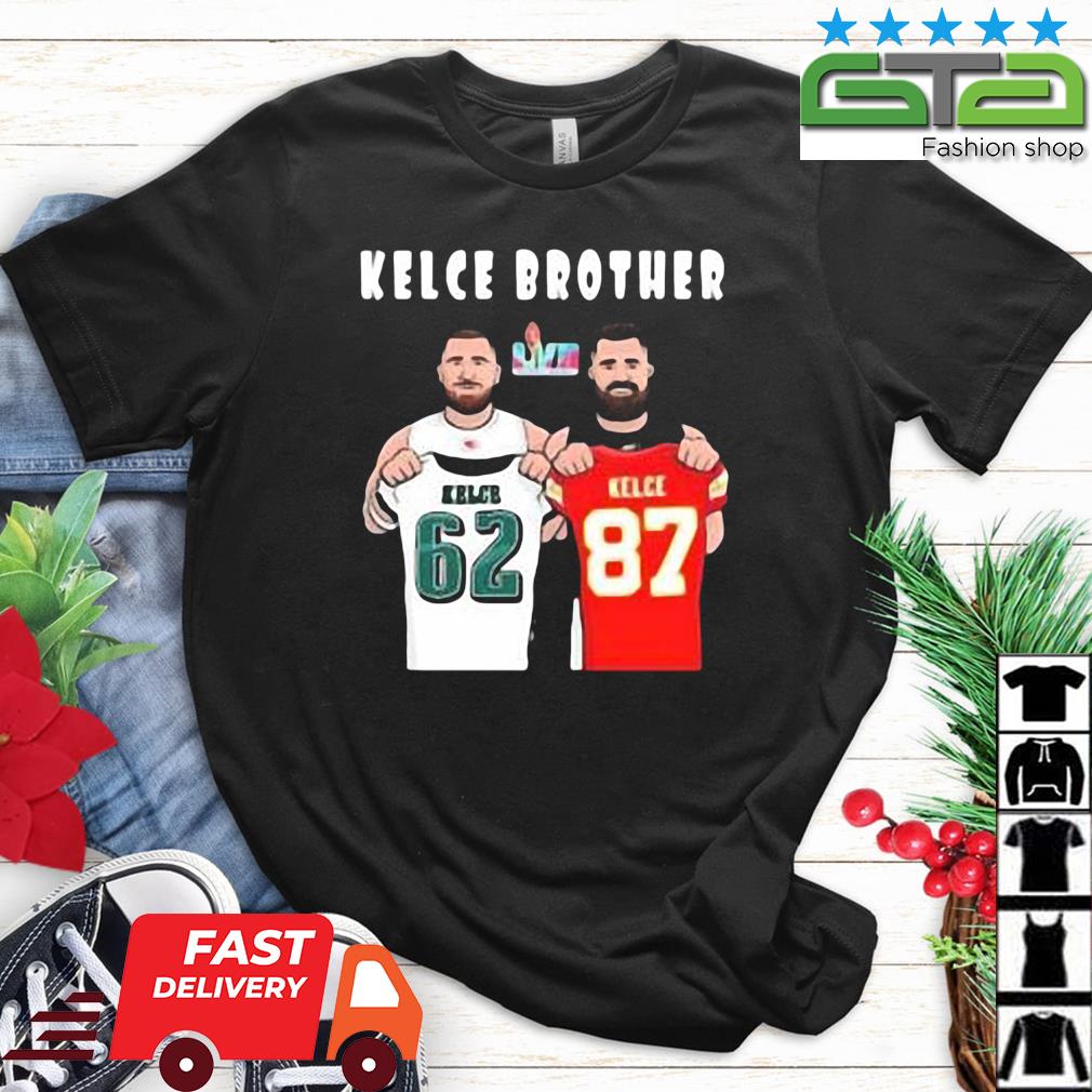 Kelce Brothers Jason Kelce Vs Travis Kelce Lvii Super Bowl Matchup shirt,  hoodie, sweater, long sleeve and tank top