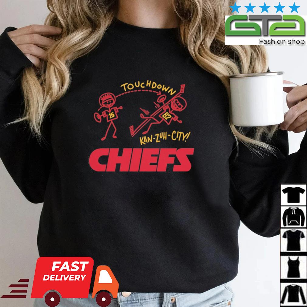 15 Mahomes and 87 Kelce Touchdown Kan Zuh City shirt, hoodie, sweater, long  sleeve and tank top