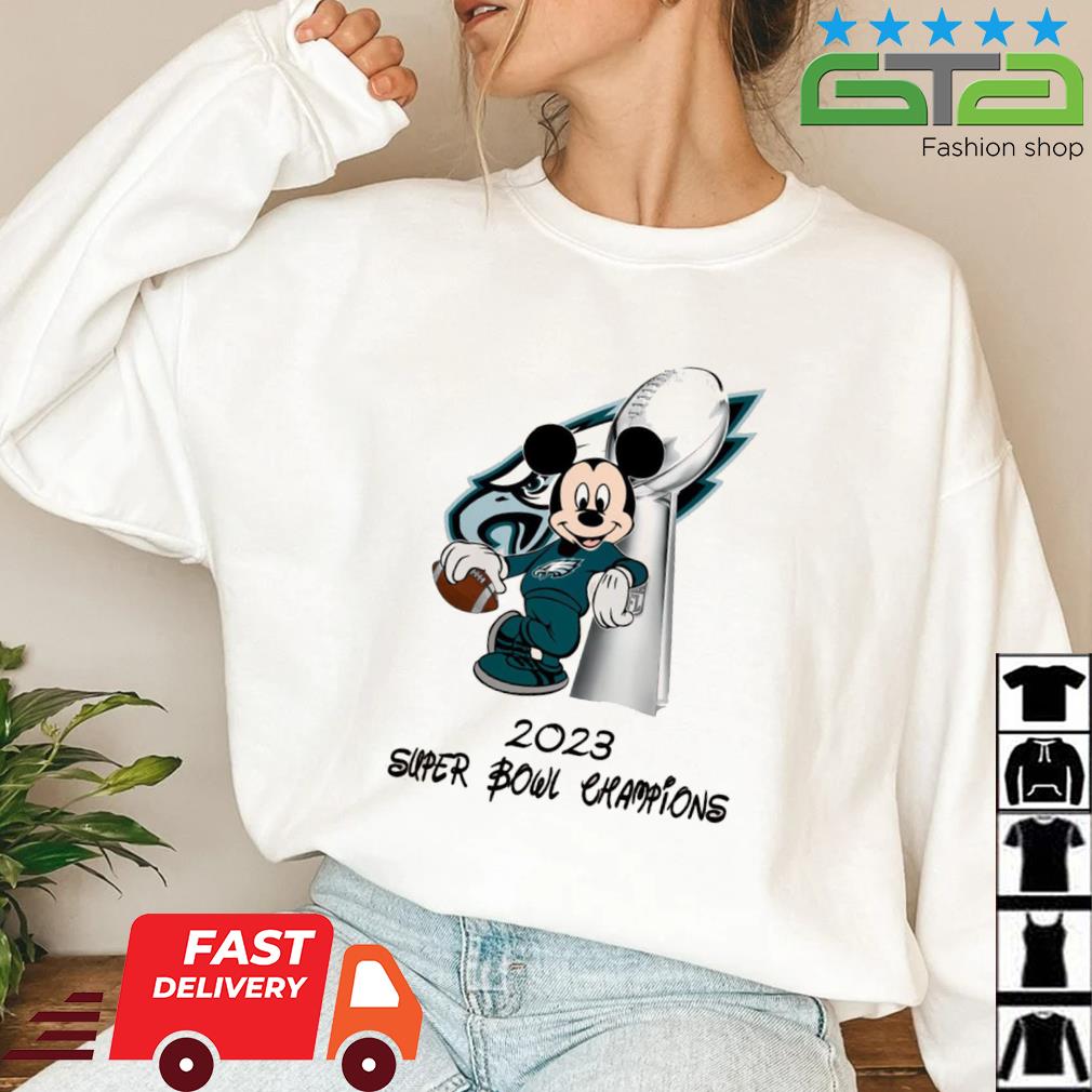 Mickey mouse super bowl lvi champions Philadelphia eagles shirt, hoodie,  sweater, long sleeve and tank top