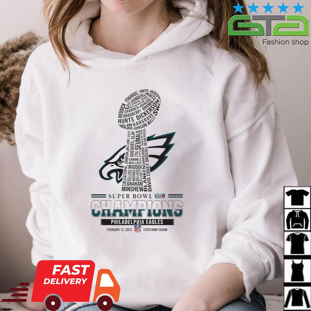 Philadelphia Eagles Player Super Bowl LVI Champions 2023 shirt, hoodie,  sweater, long sleeve and tank top