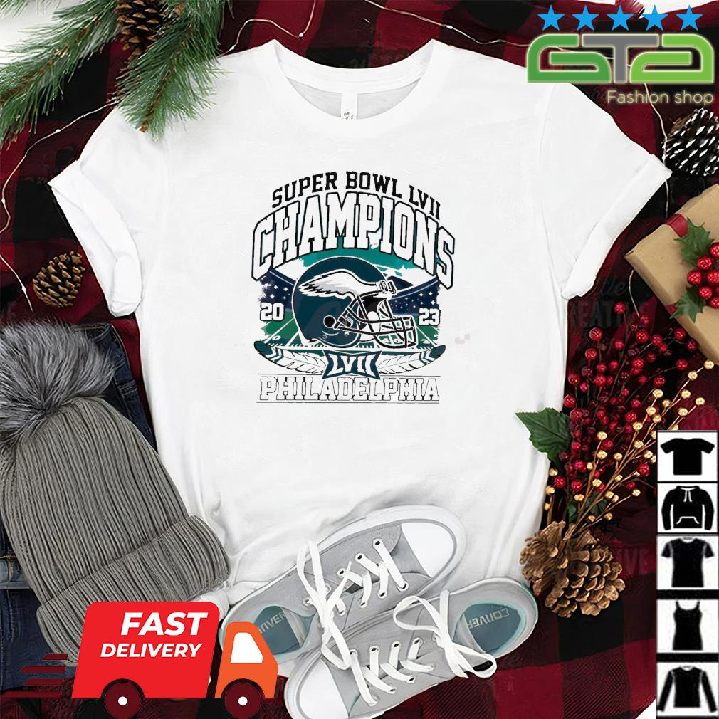 Philadelphia Eagles T Shirt SBLII Champs - BipuBunny Store in 2023