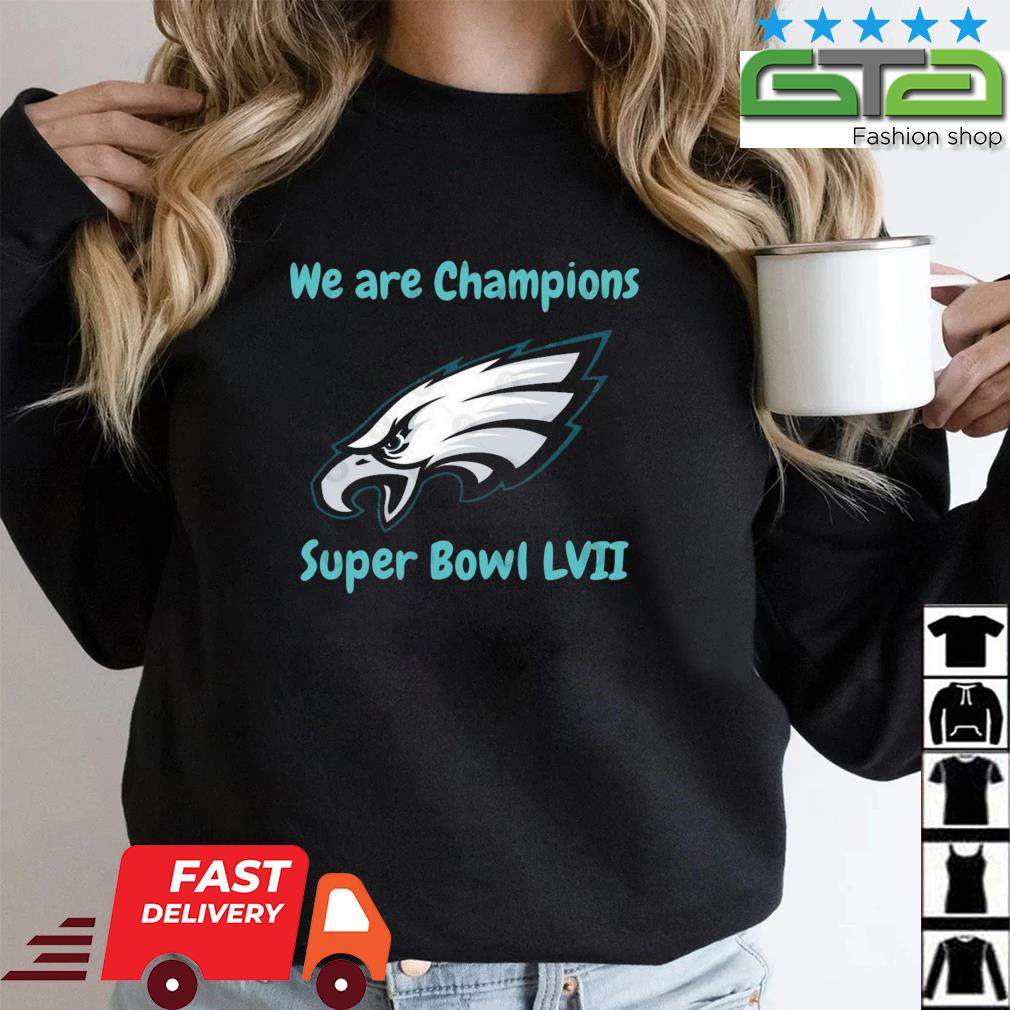 Philadelphia eagles super bowl champs shirt, hoodie, sweater and long sleeve