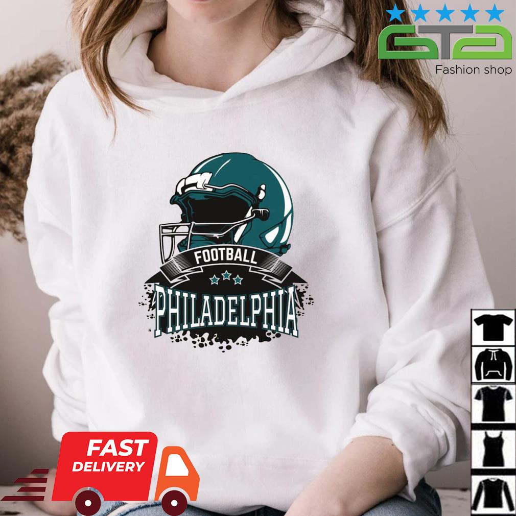 Vintage Style Philadelphia Eagles Football Throwback Hoodie