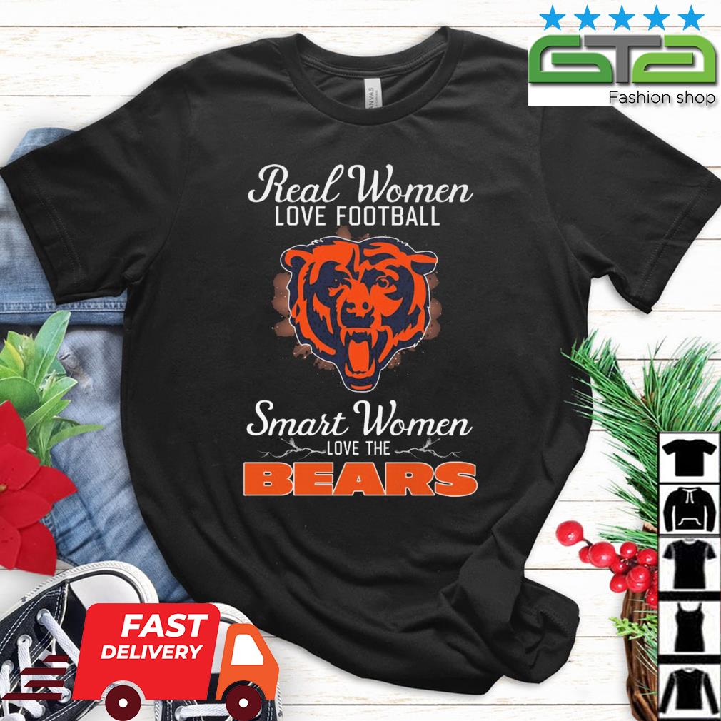 Real women love football smart women love the Chicago Bears 2023