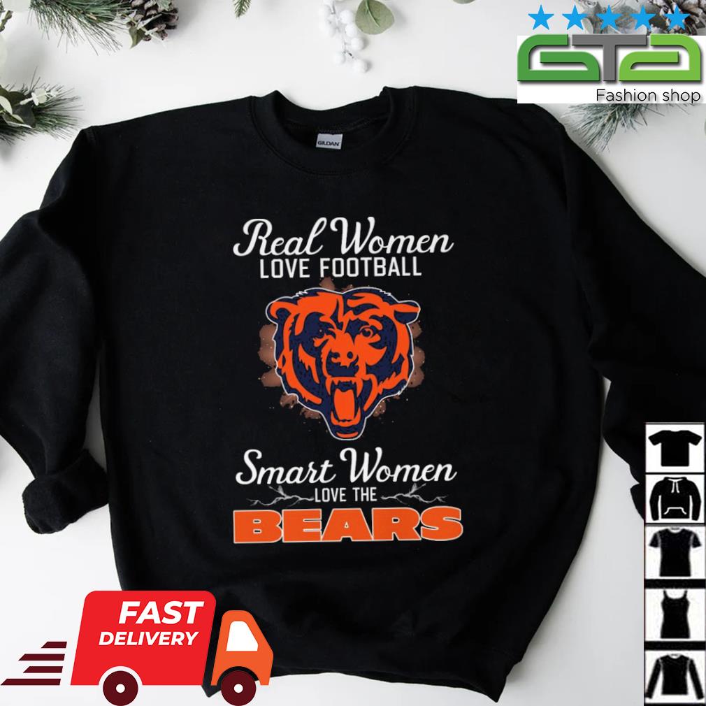 Real women love football smart women love the Chicago Bears 2023