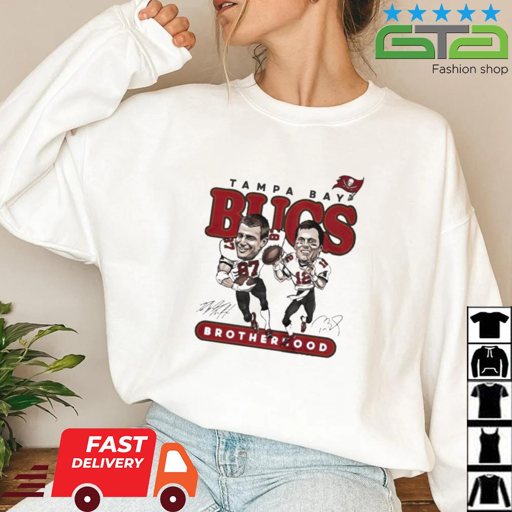 Best Rob Gronkowski and Tom Brady Tampa Bay Buccaneers cartoon shirt,  hoodie, sweater, long sleeve and tank top