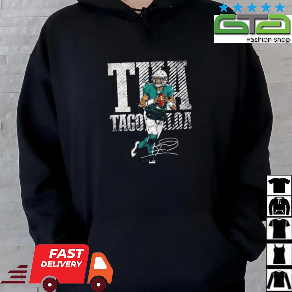 Official signature design miamI dolphins tua tagovailoa T-shirt, hoodie,  sweater, long sleeve and tank top