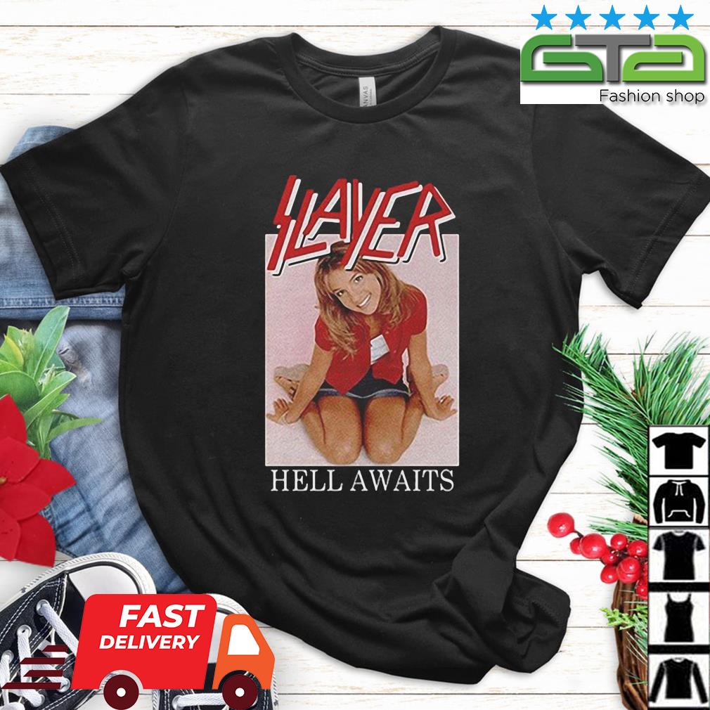 Slayer Hell Awaits Britney Spears 2023 Shirt