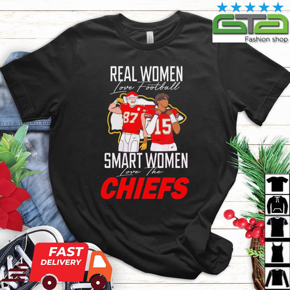 Travis Kelce Real Woman Love Football Smart Women Love The Chiefs 2023 Shirt