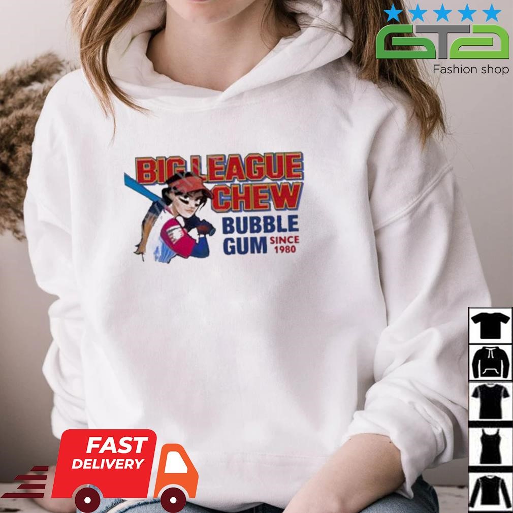 Big league chew bubble gum since 1980 vintage shirt, hoodie, sweater, long  sleeve and tank top