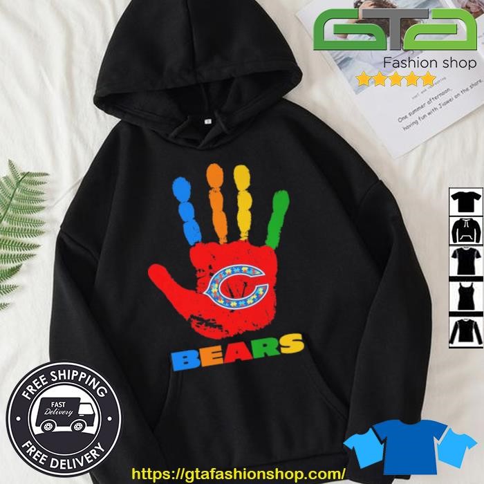 Chicago Bears hand autism 2023 shirt, hoodie, sweater, long sleeve and tank  top