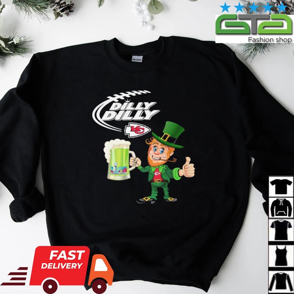 Irish Kansas City Chiefs Dilly Dilly St Patrick Day shirt, hoodie, sweater,  long sleeve and tank top