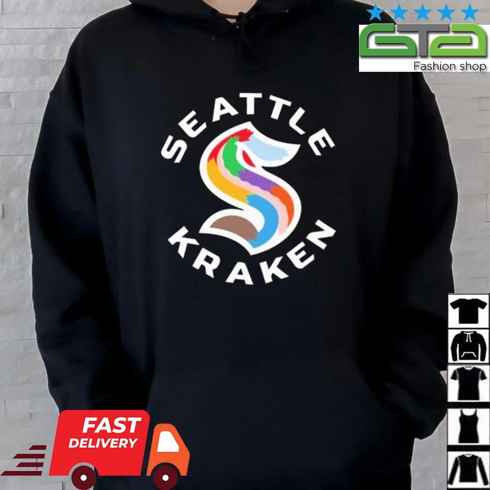 Seattle Hockey Team Store Seattle Kraken Hife 2022-23 Pride Hoodie Pride  Night - Vivushirt
