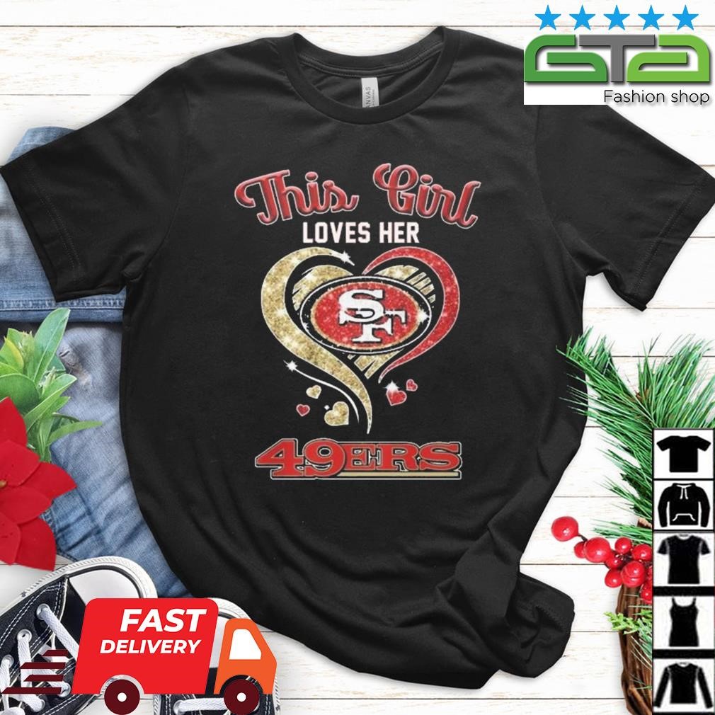 Diamond Heart San Francisco 49ers shirt, hoodie, sweater, long sleeve and  tank top