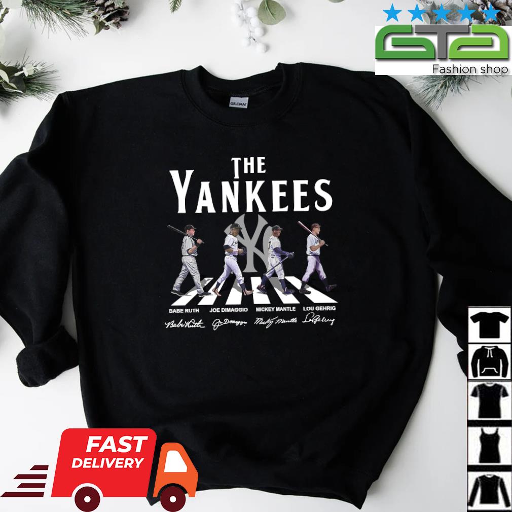 Funny The New York Yankees Abbey Road signatures 2021 shirt