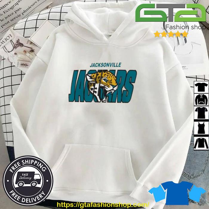 New Era Jacksonville Jaguars NFL Black Pullover Hoodie Sweatshirt: