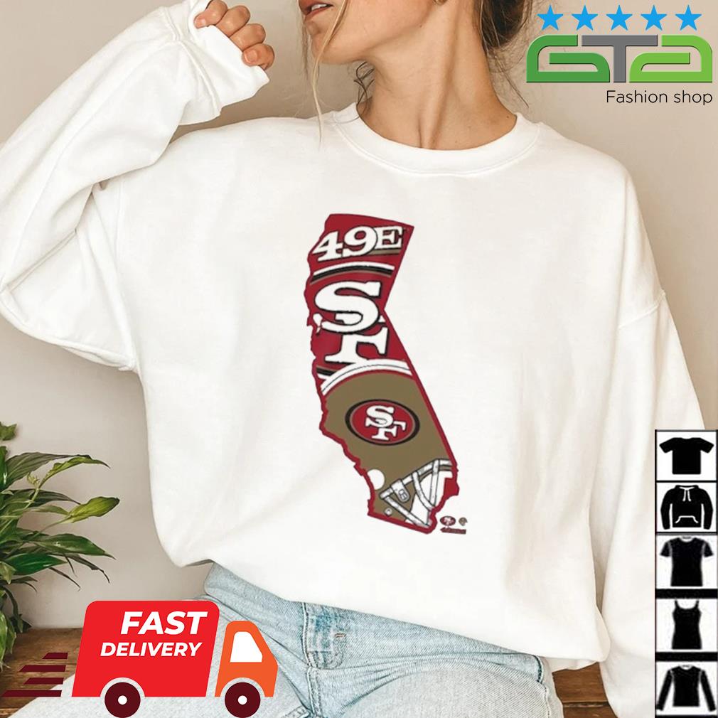 Official san Francisco 49ers New Era Gameday State shirt, hoodie