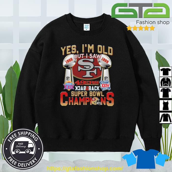 San Francisco 49ers Super Bowl XXIX Champions vintage shirt, hoodie,  sweater, long sleeve and tank top