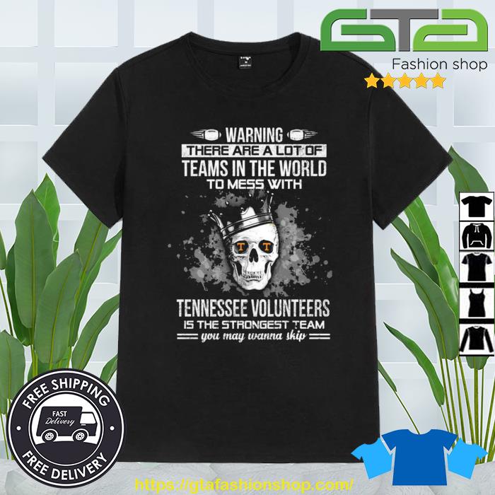Skull Tennessee Volunteers Is The Strongest Team You May Wanna Skip Shirt