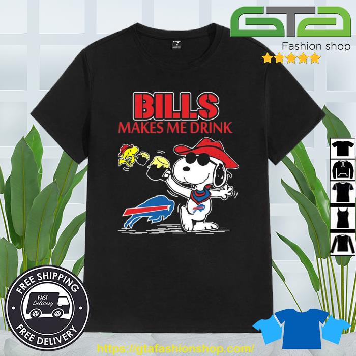 Woodstock Snoopy Buffalo Bills cartoon T-shirt, hoodie, sweater, long  sleeve and tank top