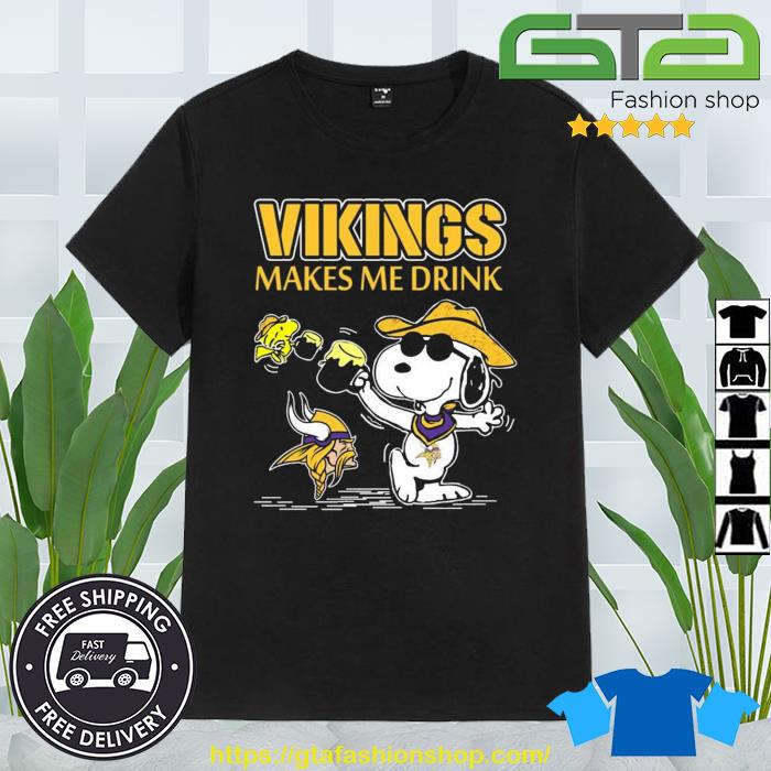 Snoopy And Woodstock Seattle Mariners Makes Me Drinks Shirt