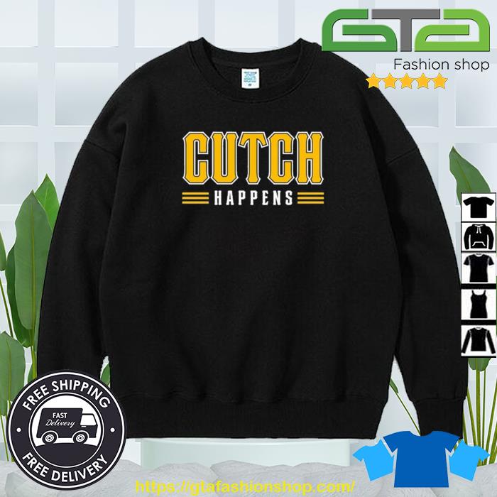 aj burnett cutch happens 2023 T-Shirt - TeeHex