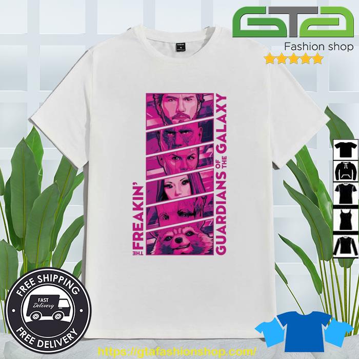 Guardians Of The Galaxy Faces Ringer Shirt
