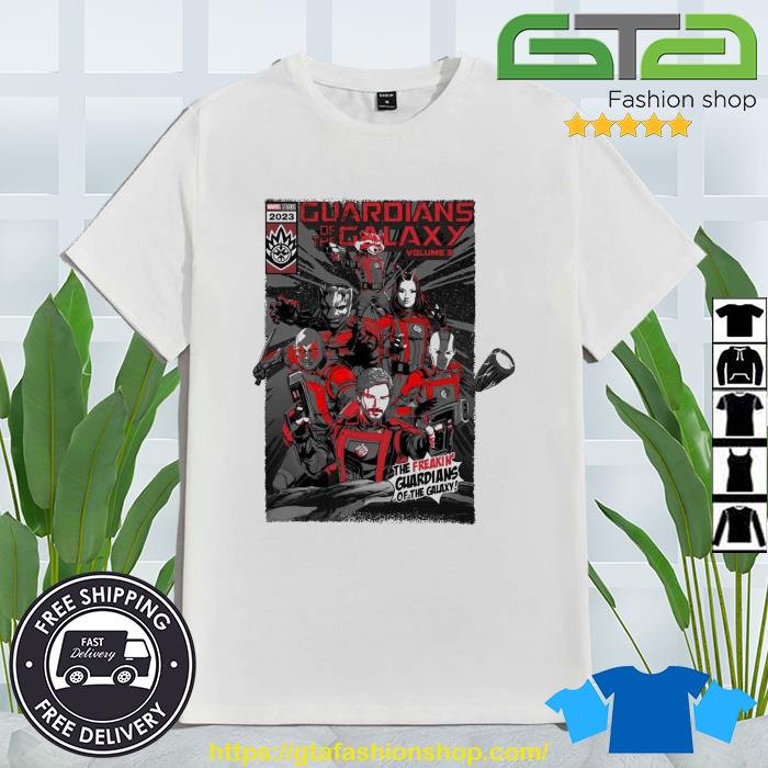 Guardians Of The Galaxy The Freakin' Comic Book Cover Shirt