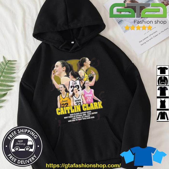 Iowa Hawkeyes MVP Caitlin Clark Signature Shirt Hoodie