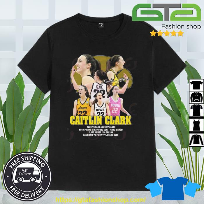 Iowa Hawkeyes MVP Caitlin Clark Signature Shirt