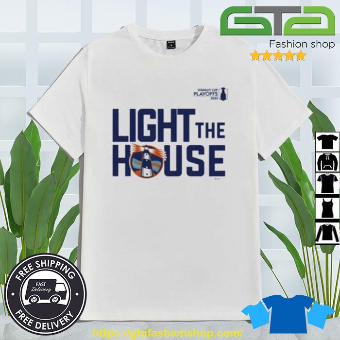 Isles Lab Shop Islanders 2023 Light The House Short Sleeve Playoff Shirt