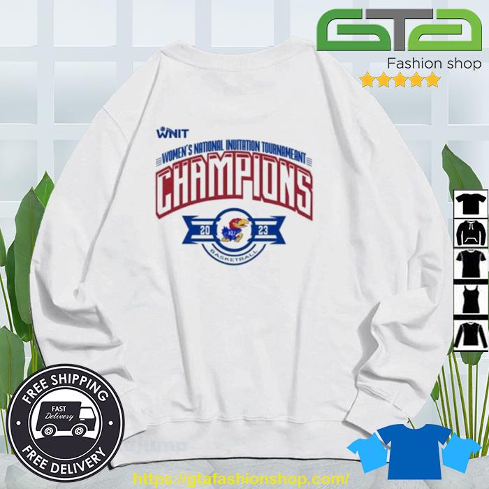 Rally house Kansas jayhawks 2023 women's basketball nit champions fashion  shirt, hoodie, sweater, long sleeve and tank top