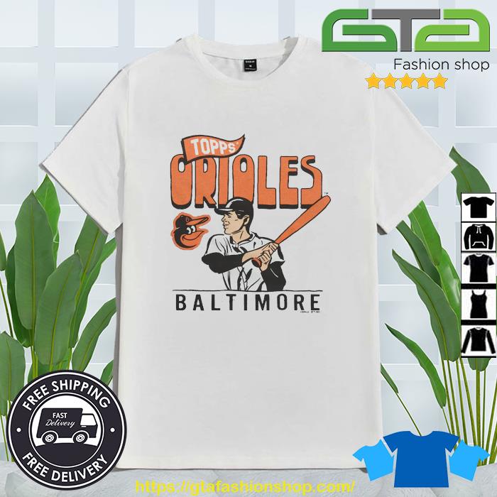 Official MLB X Topps Baltimore Orioles Shirt - Limotees