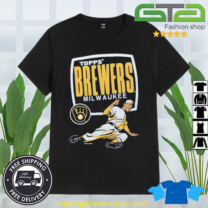 MLB x Topps Milwaukee Brewers Shirt - Yeswefollow