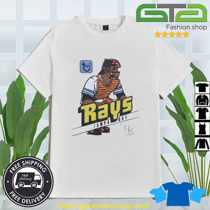 mlb x topps tampa bay rays shirt T Shirt - Limotees