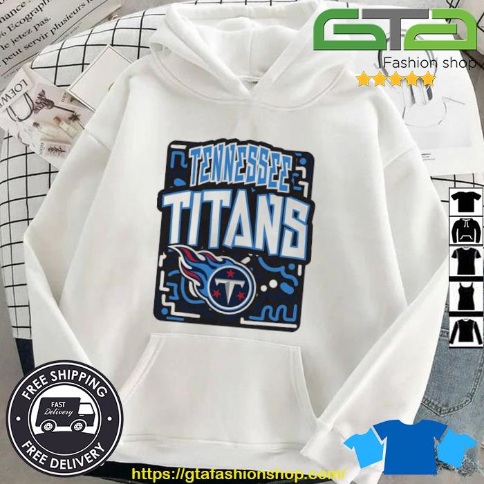 NFL Team Apparel Youth Tennessee Titans Tribe Vibe White T-Shirt