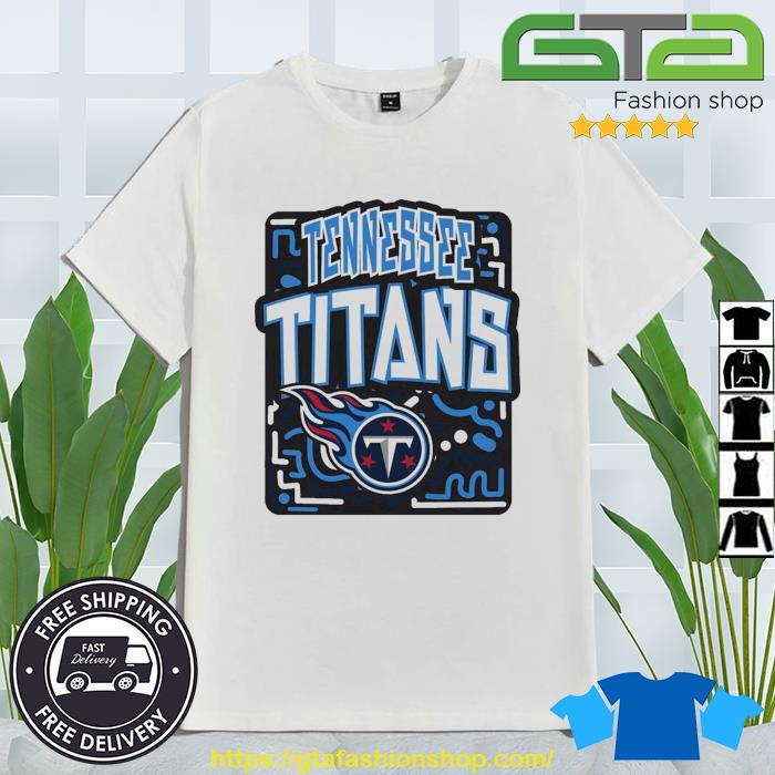 NFL Team Apparel Youth Tennessee Titans Tribe Vibe White T-Shirt