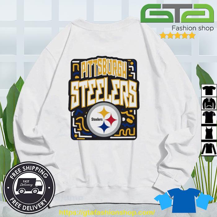 NFL Team Apparel Youth Pittsburgh Steelers Amped Up Gold T-Shirt