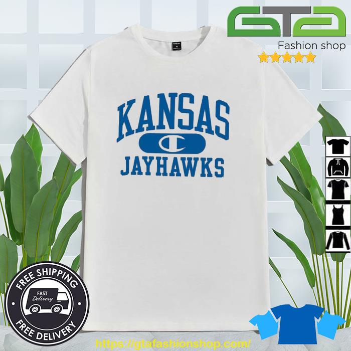 Original Champion Kansas Jayhawks Arch Pill Shirt