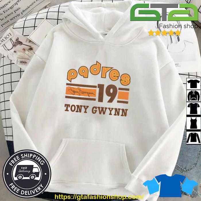 Padres tony gwynn signature jersey shirt, hoodie, sweater, long